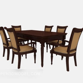 Exquisite American Home Table 3d model