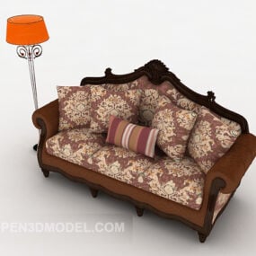 Exquisite European Home Sofa 3d model