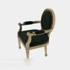 Exquisite European style dress chair 3d model