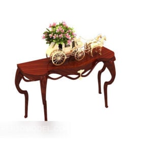 Exquisite European Style Side Table 3d model