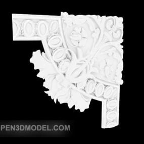 Exquisite Carving Components 3d model