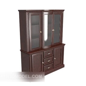 Exquisite Office Cabinet 3d model