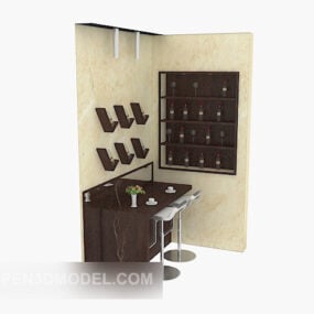 Exquisite Small Bar Furniture 3d model