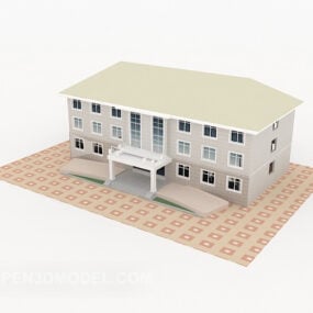 政府の建物の3Dモデル
