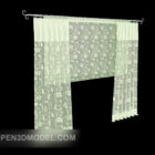 Fashion Fresh Curtain 3d Model Download