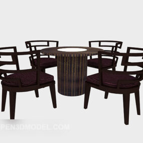 Fashion Casual Table Chairs 3d model
