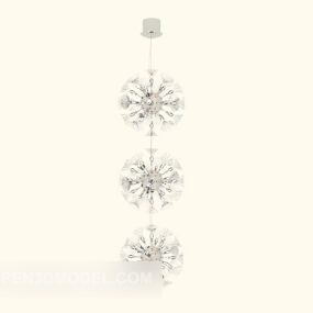 Featured Personality Chandelier 3d model