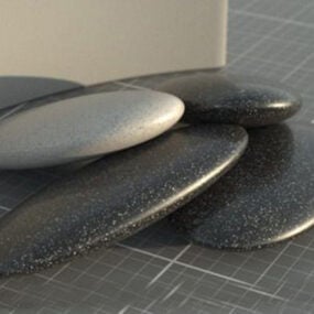 Hieno Pebble Stone 3D-malli
