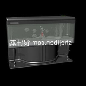 Fish Tank- Aquarium 4 Sets 3d model