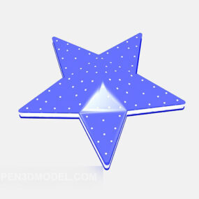 Five-pointed Star Decoration 3d model