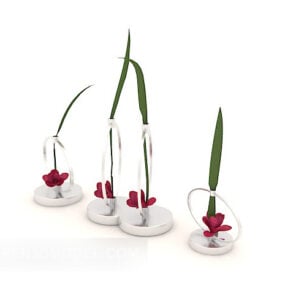 Kukka-asetelma Crafts 3d-malli