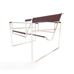 Składany fotel domowy Modernizm Model 3D