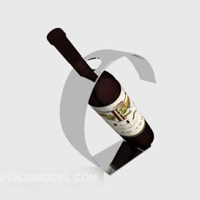 外国の高級ワイン3Dモデル