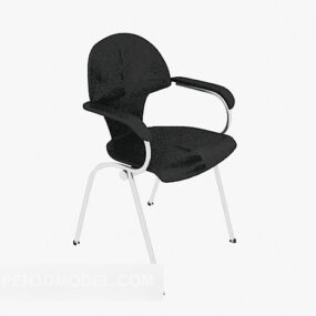 Four-legged Office Chair 3d model