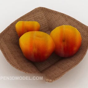 Model 3d Peach segar