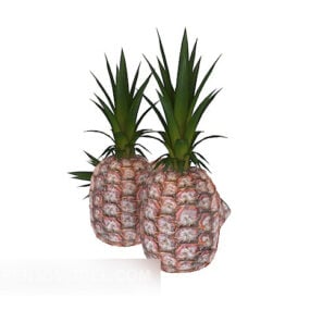 Čerstvý ananas 3D model