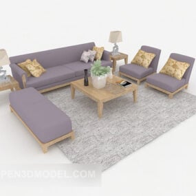 Fresh Combination Home Sofa 3d model