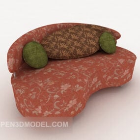 3d модель двоспального дивана Fresh Field