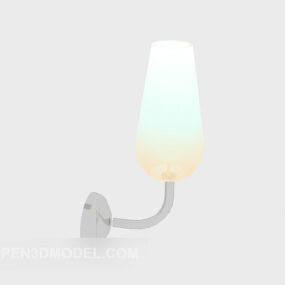 Model 3d Lampu Dinding Gaya Minimalis Segar