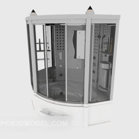 Fullfjädrad Bath Room 3d-modell