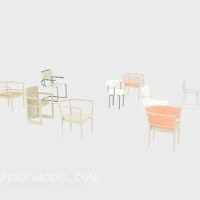 Furniture Chair Type Large Full 3d model