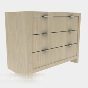 Furniture Drawer Western Cabinet Wooden 3d model