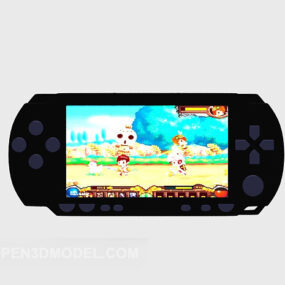 Sony Psp Game Console 3d model