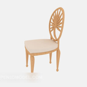 European Garden Home Chair 3d model