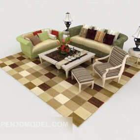 Garden Home Sofa Sets 3d model