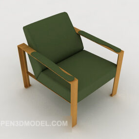 Garden Simple Home Chair Furniture 3d model