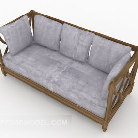 Garden Simple Multi-person Sofa 3d model