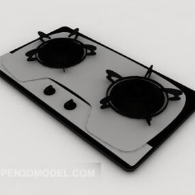 Kaasuliesi keittiöön 3D-malli