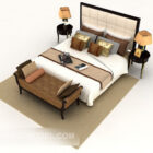 Generous Minimalist European Double Bed