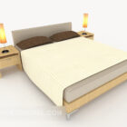 Generous Simple Double Bed Furniture