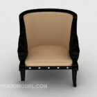 Generous Simple Lounge Chair