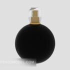 Black Glass Perfume Bottle