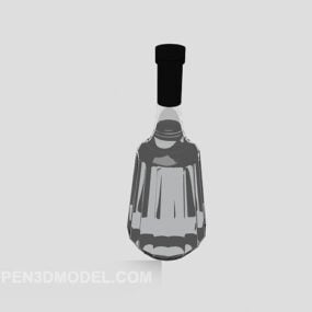 Common Glass Bottle 3d model