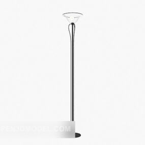 Glass Shade Floor Lamp 3d model