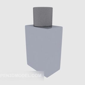 Skleněná minimalistická láhev na parfém 3D model