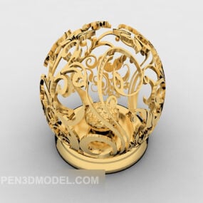 Model 3D złotej huśtawki europejskiej