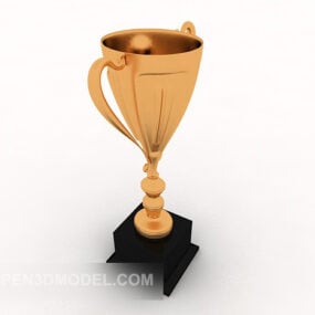 Gold Trophy 3d-modell