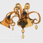 Gold Delicate Wall Lamp