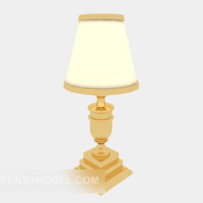 Gold Home Lamp 3d model