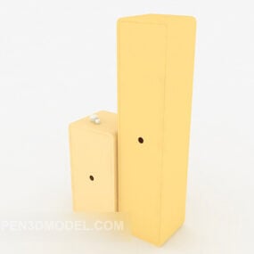 Husí žlutý 3D model skříně
