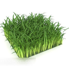 잔디 식물 모듈형 3d 모델