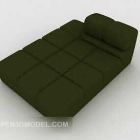 녹색 게으른 소파 가구 3d 모델