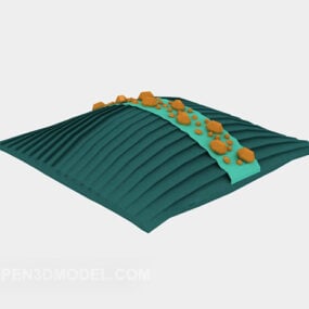 Green Pillow Furniture 3d model