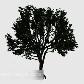Model 3D zielonego drzewka