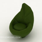 Model 3d yasofa daun hijau