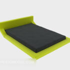 سرير مرتبة خضراء